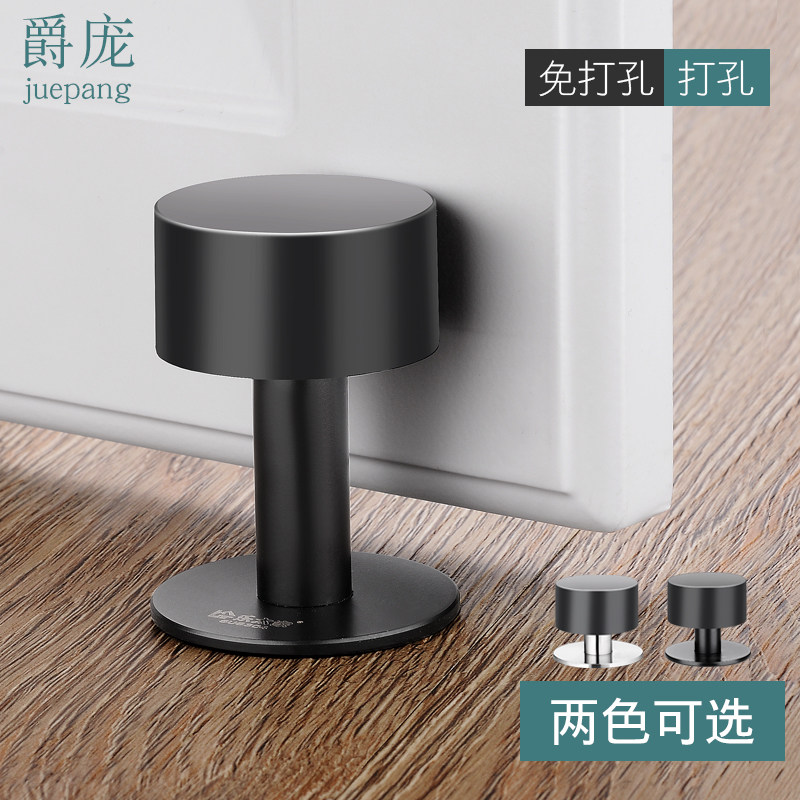 免打门顶 门后地碰防撞门吸门阻大门黑色橡胶门碰门挡