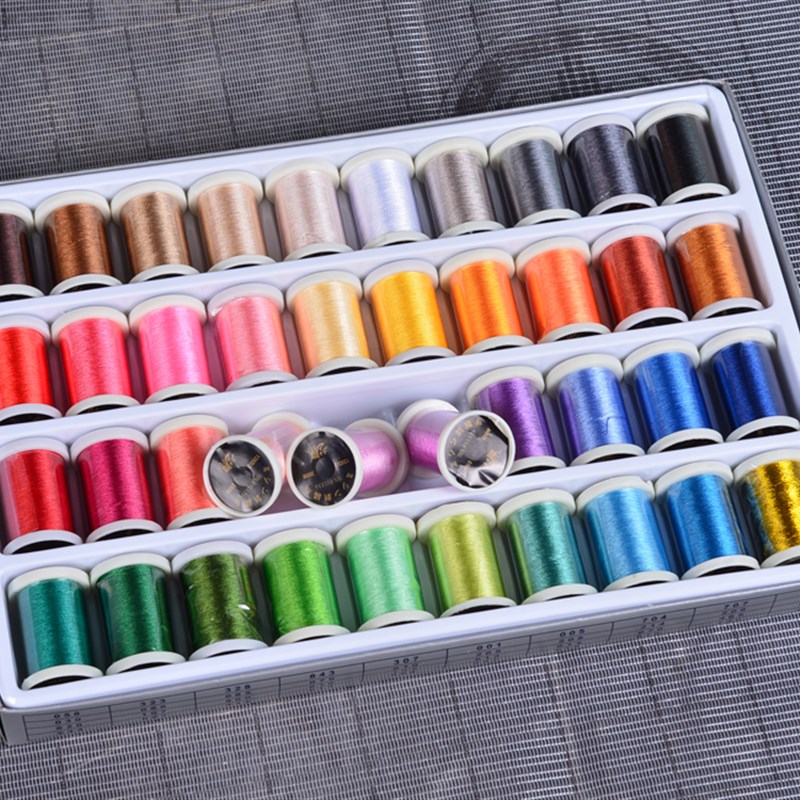 色盒装彩色绣花线家用多色兄弟电脑绣花机NV18ENV1KDNV995E