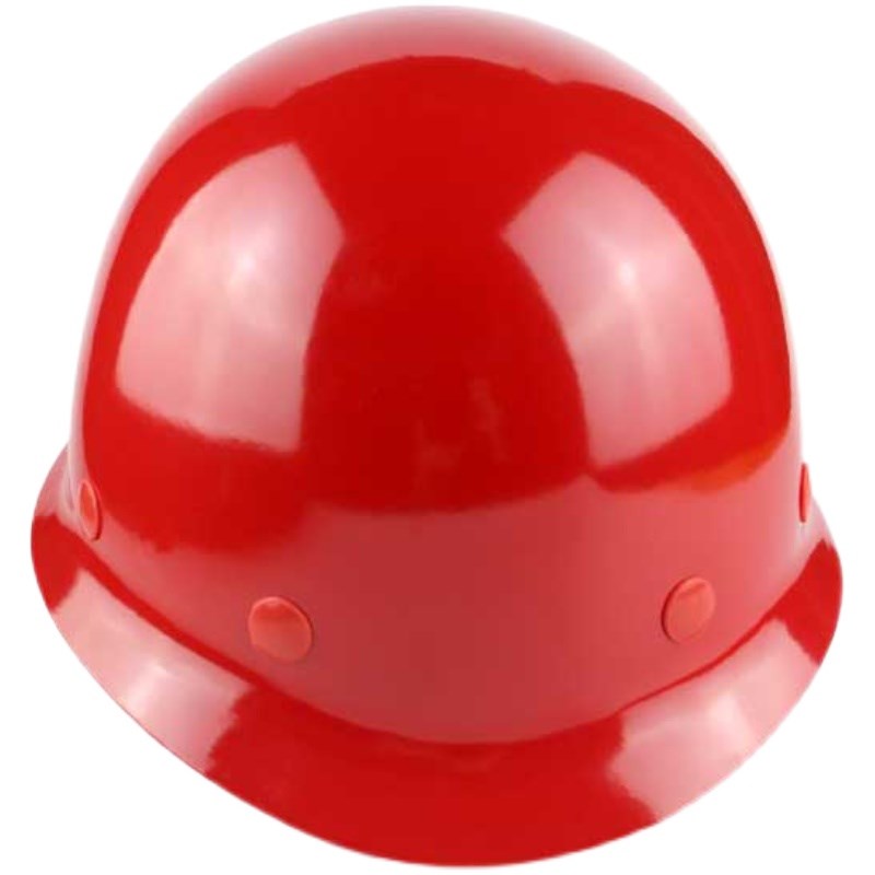 汉盾 HD-HT01 圆盔式玻璃钢安全帽 旋钮式帽衬 Y型下颚带