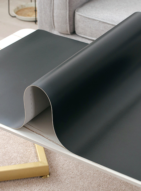 纯白色灰色桌布黑色茶几垫餐桌垫塑料胶垫防水防油防烫免洗