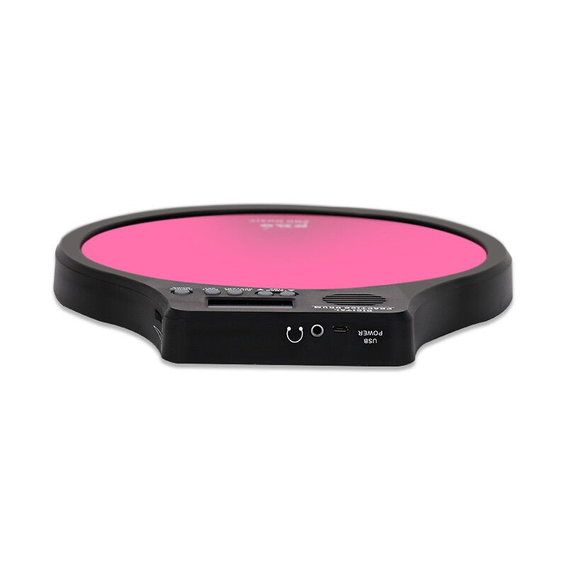 eno哑鼓垫12寸打击板架子鼓练习鼓节拍器三合一功能【粉色豪华套