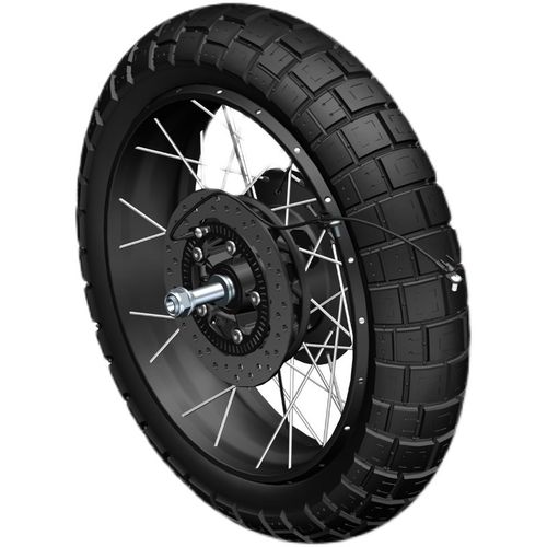 启典IDEN原厂DUG前后辐条网轮毂轮辋圈车轮深齿真空轮胎