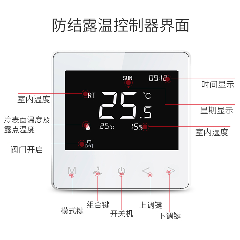 辐射空调-防结露温控器 毛细管网 三恒系统 恒温恒湿控制