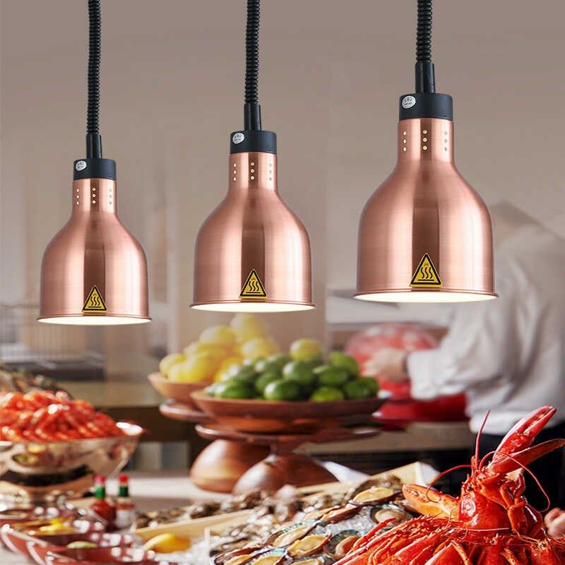 伸缩食物保温灯单头自助餐厅快餐店升降吊灯酒店超市干货加热吊灯,家装灯饰光源,餐厅吊灯,淘宝优惠券,粉丝福利购,淘宝优惠卷