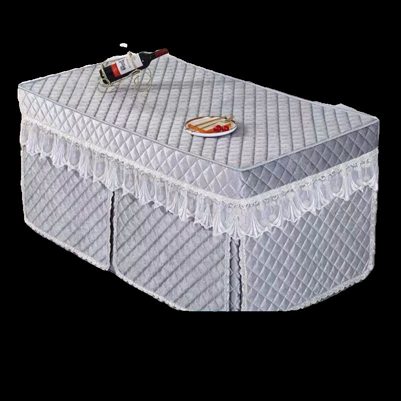 新款加厚加绒冬季电暖炉桌套长方形茶几烤火桌罩电烤炉桌布罩12页