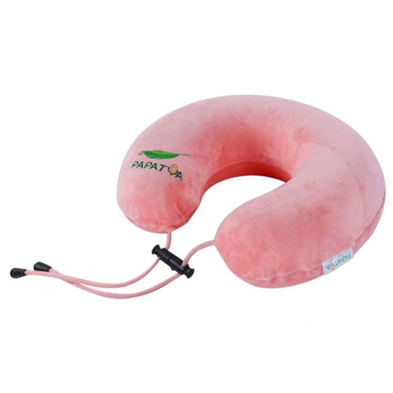 PAPATYA泰国天然乳胶U枕便携午睡枕飞机旅行枕汽车头枕护颈枕天然