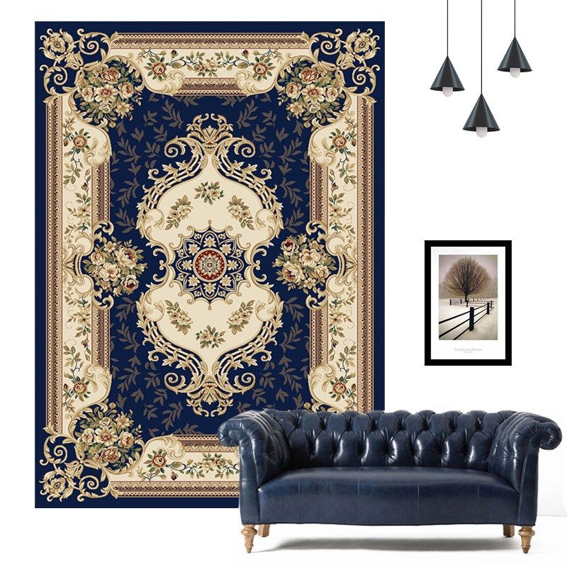 东升地毯欧式客厅茶几毯沙发轻奢卧室床边毯房间美式家用地垫定制