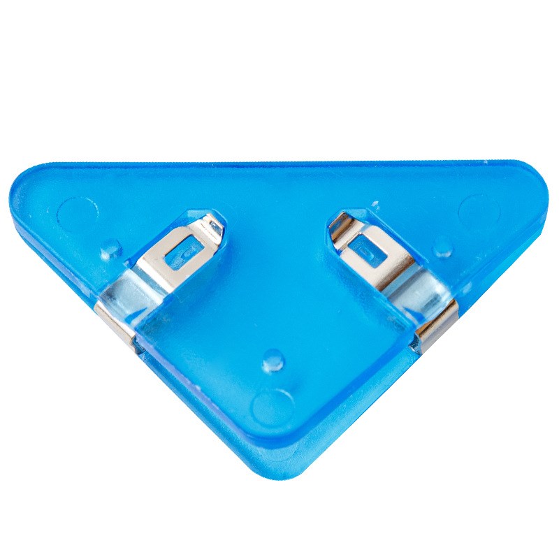 三角文件夹多功能边角夹小试卷资料收纳整理学生书夹病例办公用品