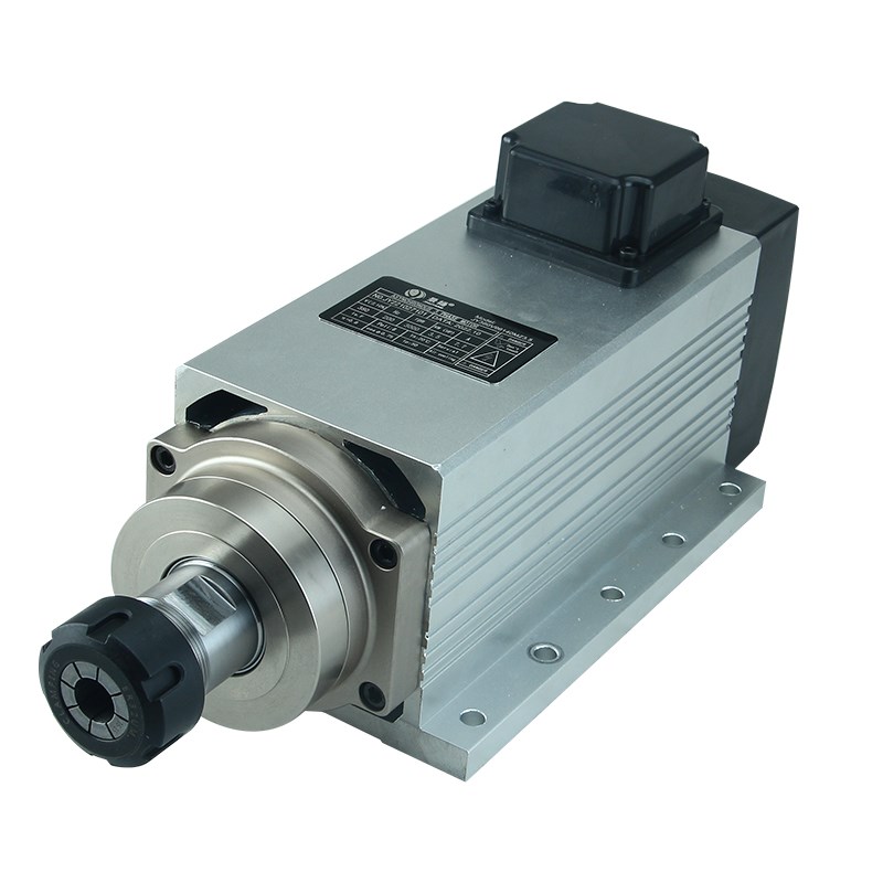 景扬雕刻机主轴4.5kw风冷4500转低速恒扭矩钢铁模具加工永磁电机