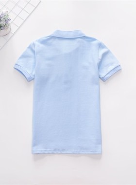 校服短袖 湖蓝色校服 南京浦口实验小学夏装短袖 丁家庄小学夏装