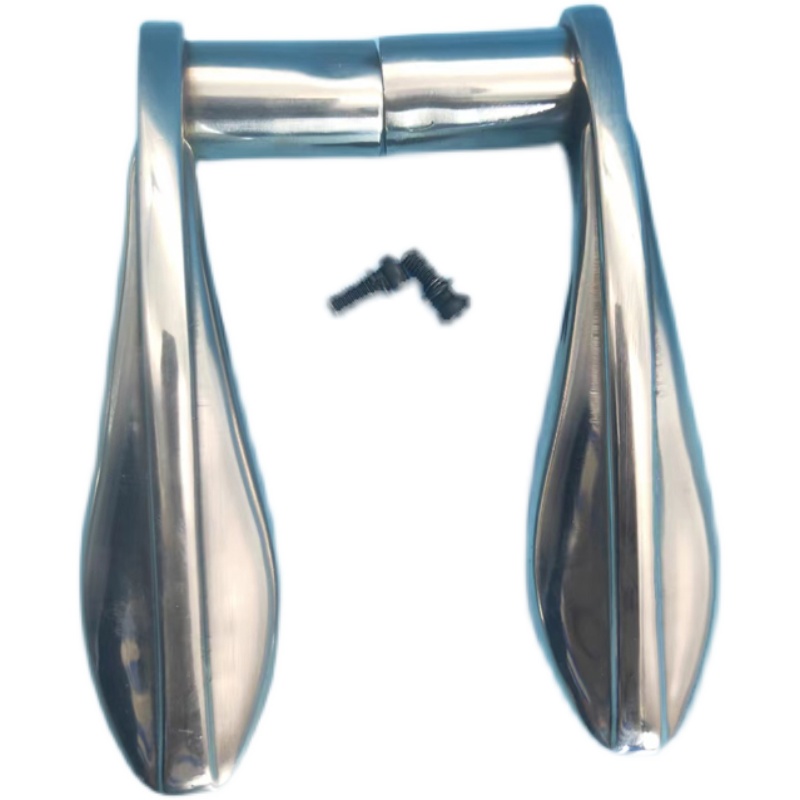 家用卧室房门锁把手不锈钢手柄拉手送螺丝一付价格左右把手