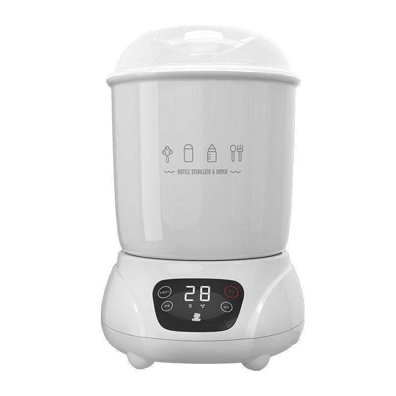 小白熊奶瓶消毒器带烘干 婴儿消毒锅宝宝消毒柜蒸汽消毒机HL0681
