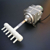 鱼池养鱼蒸养机 家用220v特强增氧泵户外小型增痒机大功率防溅水