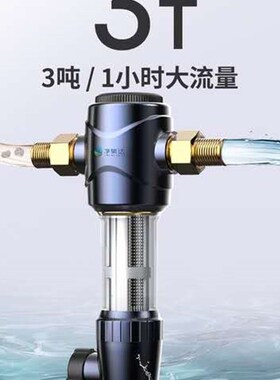 坊茨铜前置过滤器反冲洗家用厨房全屋自来水管道中央全屋净水器