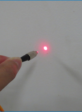 650nm200mw红光光纤耦合激光器 红色点状激光镭射模组多模FC接口