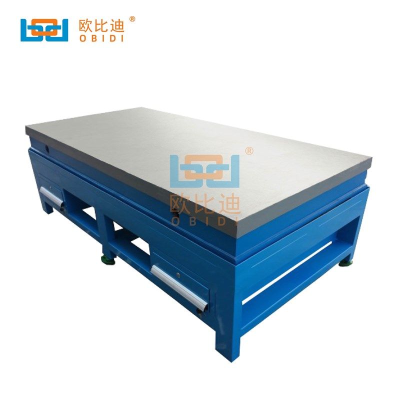 铸铁工作台 钢板台模具装配 桌钳工重型 飞模台虎钳维修桌欧比迪