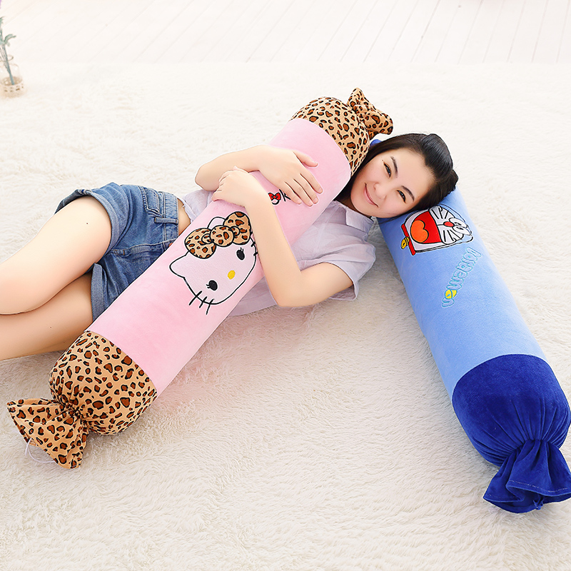 糖果长型圆柱枕头抱枕大号卡通可爱圆形睡觉长条芯腰枕靠垫可拆洗