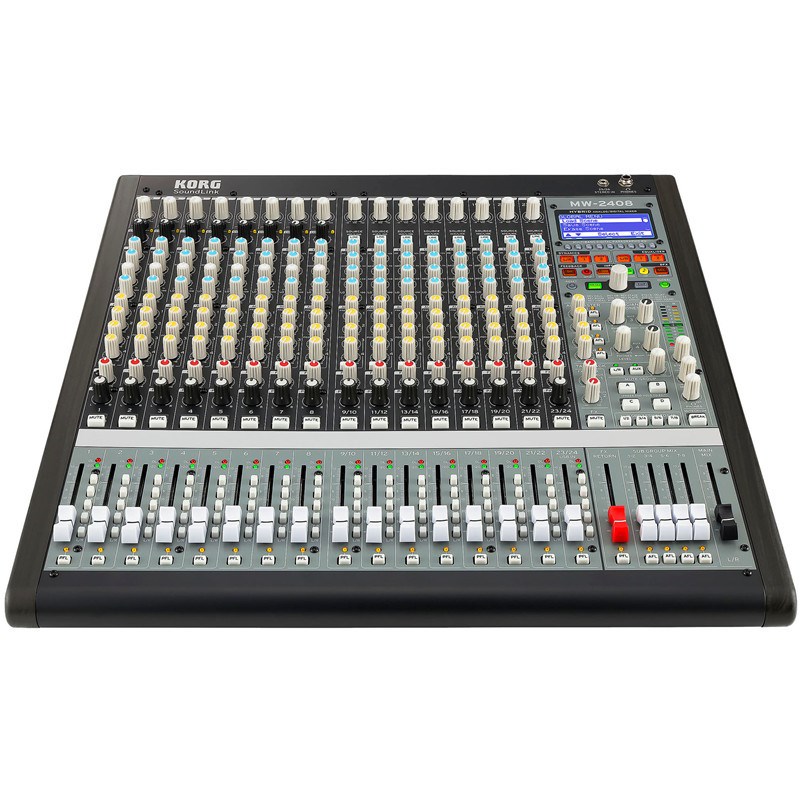 KORG/科音 MW-1608 MW-2408 模拟+数字混合调音台数字效果器 控台