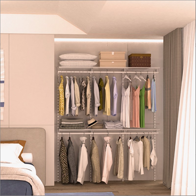 整体衣柜全屋定制新式环保砌墙收纳衣柜家用卧室简约现代衣帽间