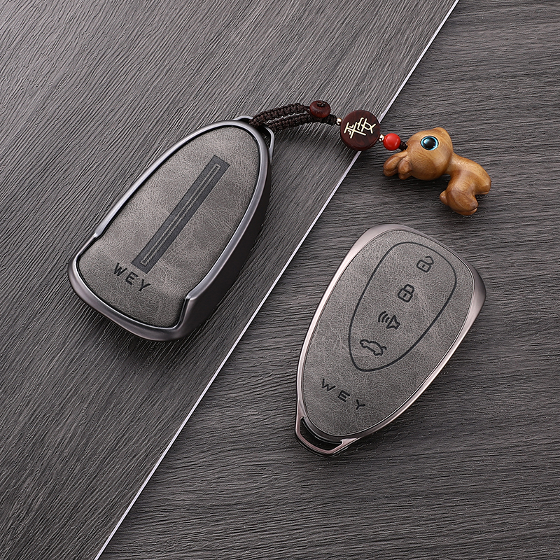 魏牌蓝山高山钥匙2024新款摩卡WEY魏派DHT汽车用品皮壳扣包