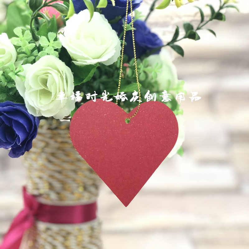 张爱心卡片礼品感谢卡日装饰吊卡手写母亲感恩卡许愿卡