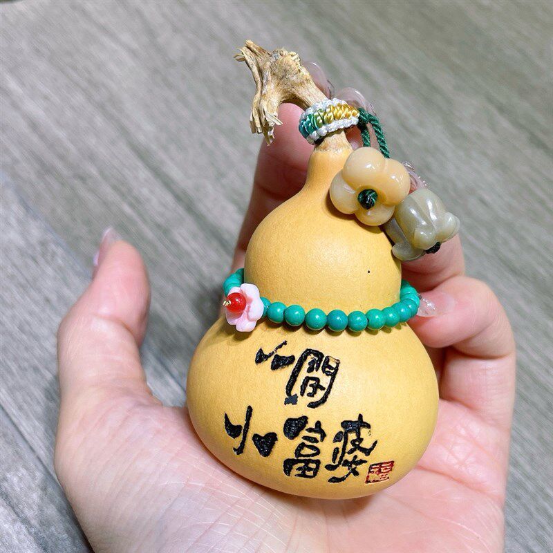 天然葫芦手捻小号文玩把件挂件盘玩迷你特小精品创意礼品