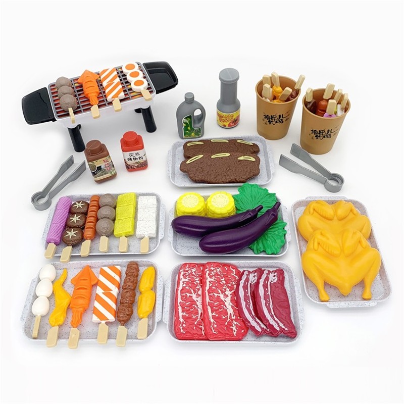儿童趣味益智启蒙小朋友扮家家炊具烹饪厨师做饭食物炒菜餐