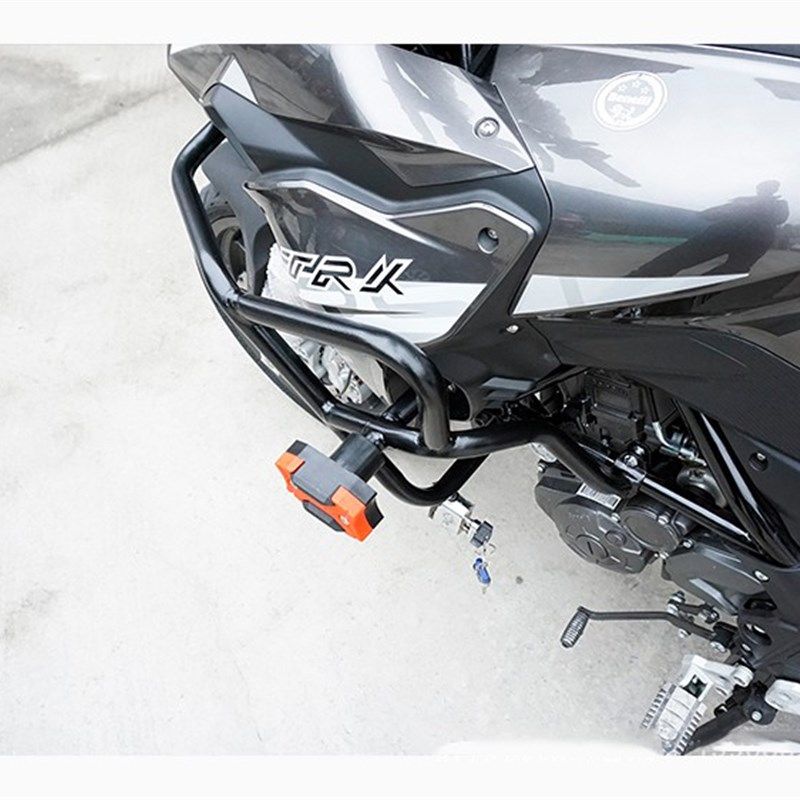 适用贝纳利金鹏前保险杠J改装杠 前护杠竞技杠,摩托车/装备/配件,摩托车保险杠,淘宝优惠券,粉丝福利购,淘宝优惠卷