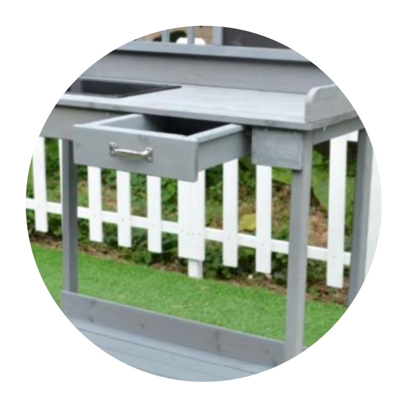 黑板种花操作台林园温室带清理花桌架子农具托盘立架用具浇花用景