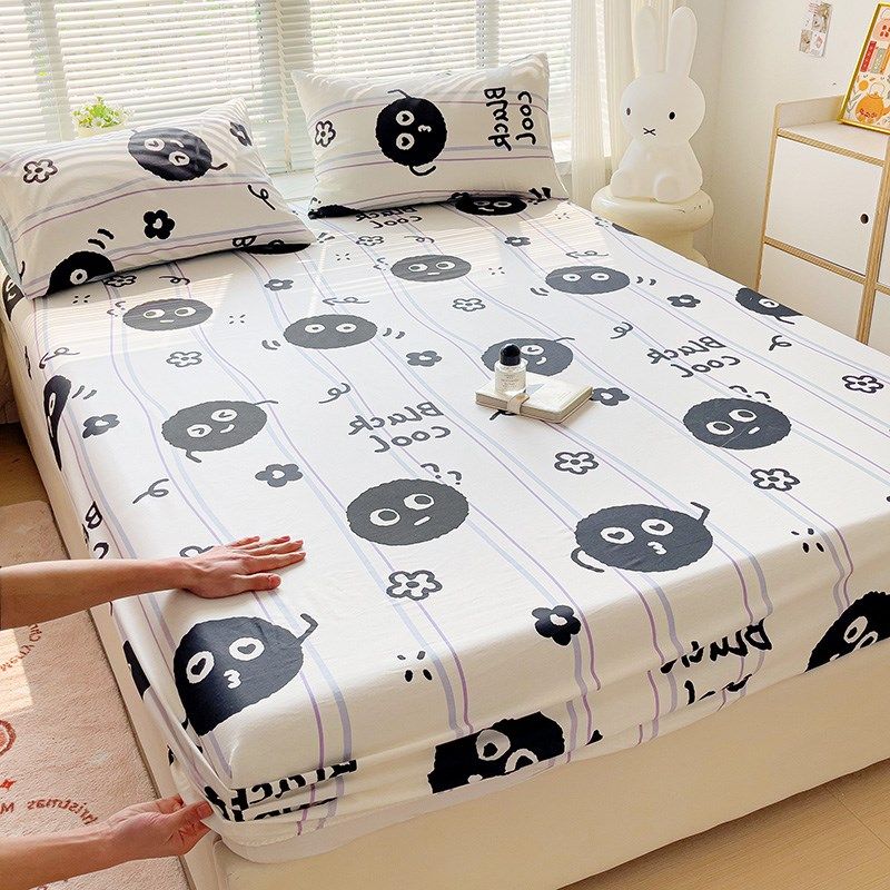 自然醒纯棉床笠单件全棉床单防滑新款床垫保护罩包床罩枕套三件套,床上用品,床笠,淘宝优惠券,粉丝福利购,淘宝优惠卷