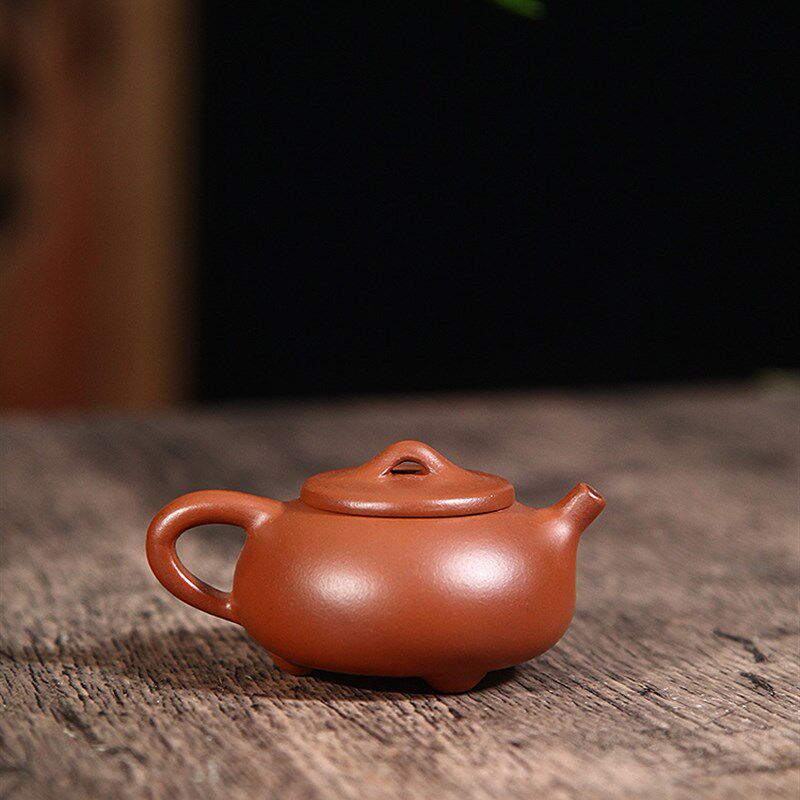 70CC石瓢小壶名家创意迷你指尖壶原矿底槽清宜兴纯手工紫砂泡茶壶