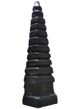 天然玉石雕刻黑墨玉文昌塔摆件9 13层客厅办公室书房装饰日常送礼