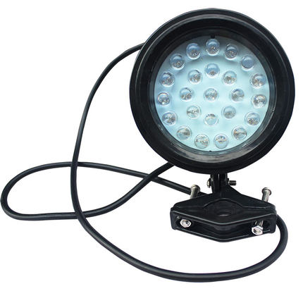 水下灯射灯220V水底景观灯led水池下水喷漆七彩灯塑料鱼池防水灯