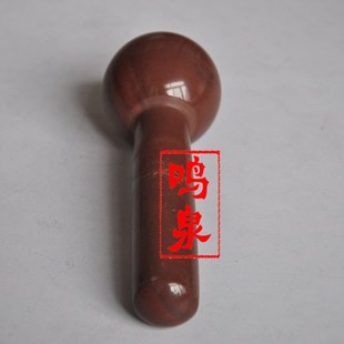 木鱼石冰球天然石头制作的按摩捶按摩球能量柱刮痧板美容器按摩