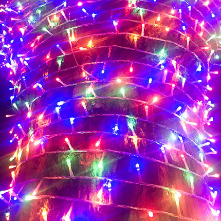 24V低压led小彩灯闪灯串灯满天星圣诞春节装饰灯户外防水工程专用