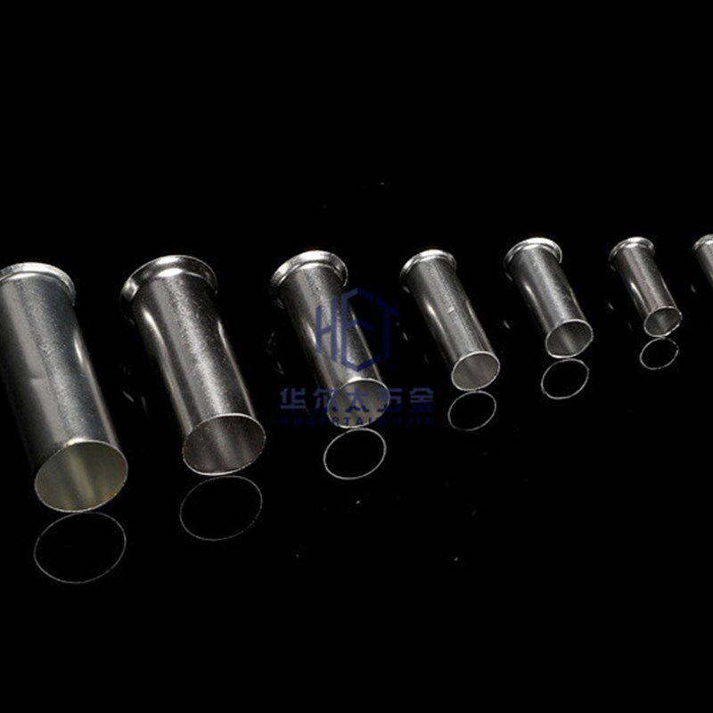 EN7506管型冷压接线端子插针电线紫铜纯铜接线端子铜管铜接头电工