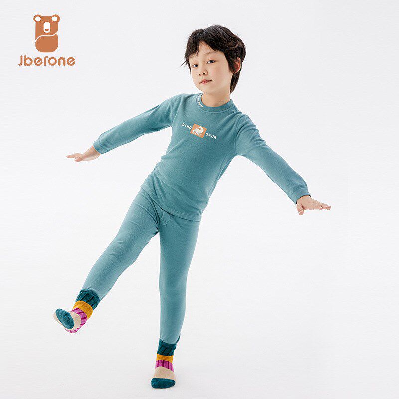 今贝旺保暖内衣套装男女童暖姜德绒家居服儿童无骨无痕秋衣裤打底