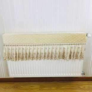 暖气片罩定制布艺防尘罩暖气片罩子蕾丝罩子加厚面料手工定制防尘