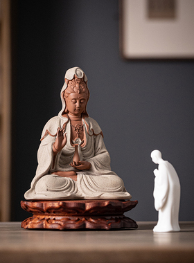 实木圆形莲花底座展示架托架雕刻木质观音财神佛像工艺品摆饰底座