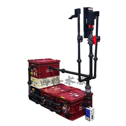 工业风周转箱底滤鱼缸免打孔虹吸下过滤溪流滴流盒龟底滤过滤系统