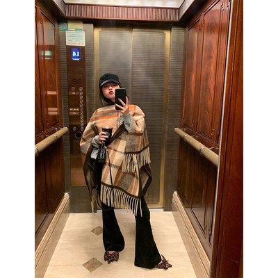 落落狷介 裤子女秋冬款灯芯绒喇叭裤2025新款高腰小众小个子裤子