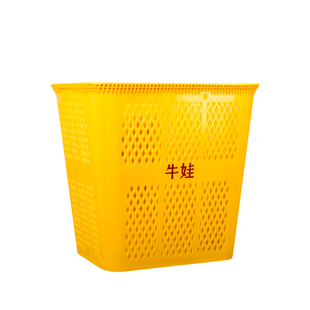 仿竹编塑料背篓黄色镂空背篓家用户外胶背篓结实耐用舞蹈道具背篼