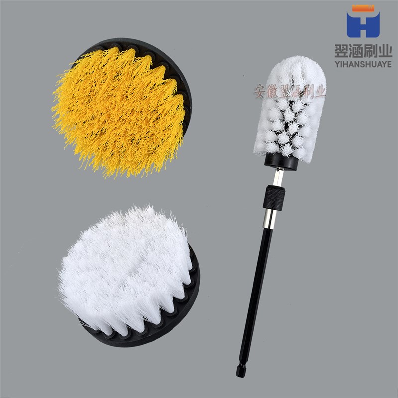 电动洗鞋刷头清洗刷杯子软毛刷鸽子水杯饮水器鸟罐专用清洁圆刷子