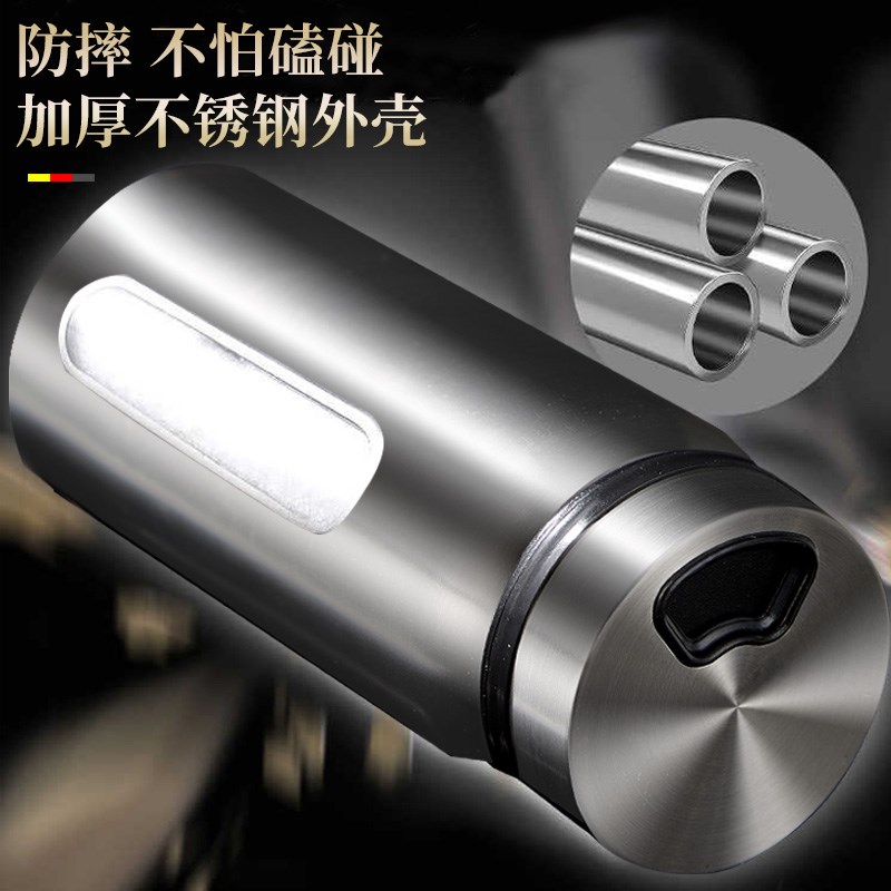 304不锈钢玻璃调料罐调味瓶烧烤孜然辣胡椒粉撒料瓶厨房家用盐罐