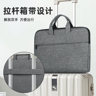 文件包定制手提公文包商务办公包会议包加厚手拎文件袋拉杆牛津布