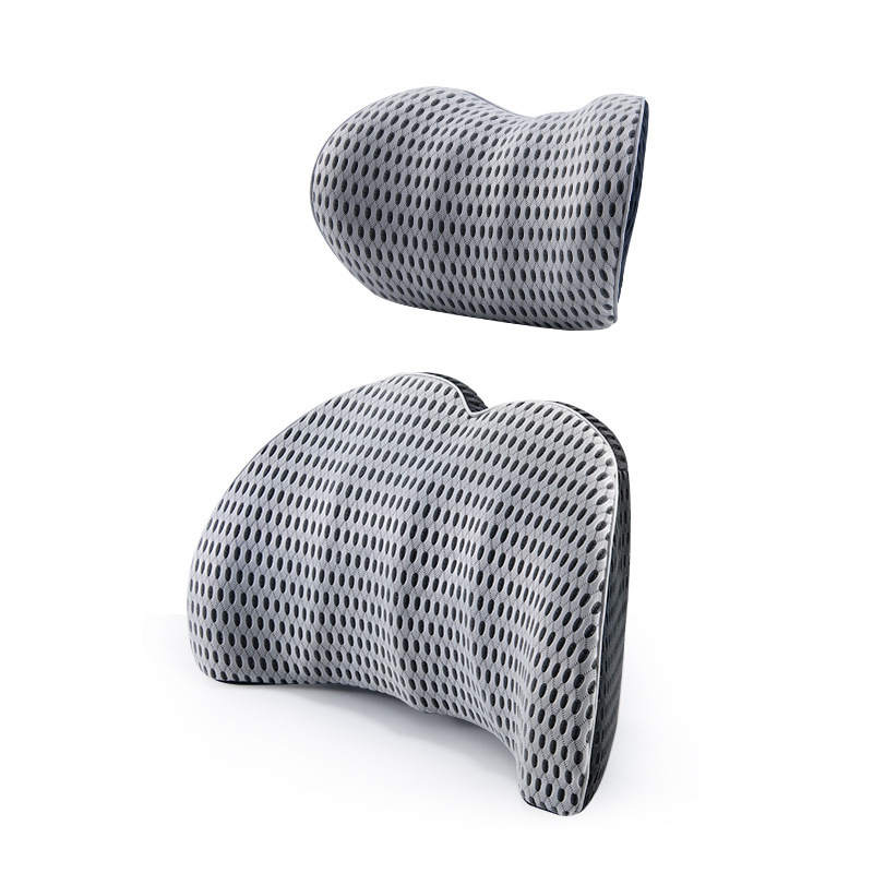 汽车靠垫腰垫司机座椅腰靠头枕靠背垫腰记忆棉腰枕车内用腰部支撑