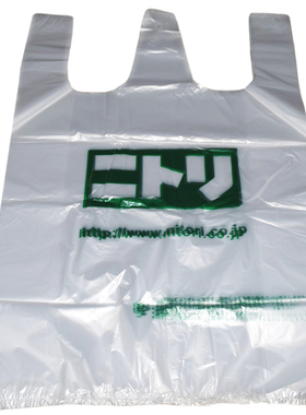 超大号加厚55*75白色被子收纳手提袋特大垃圾袋背心方便塑料袋子