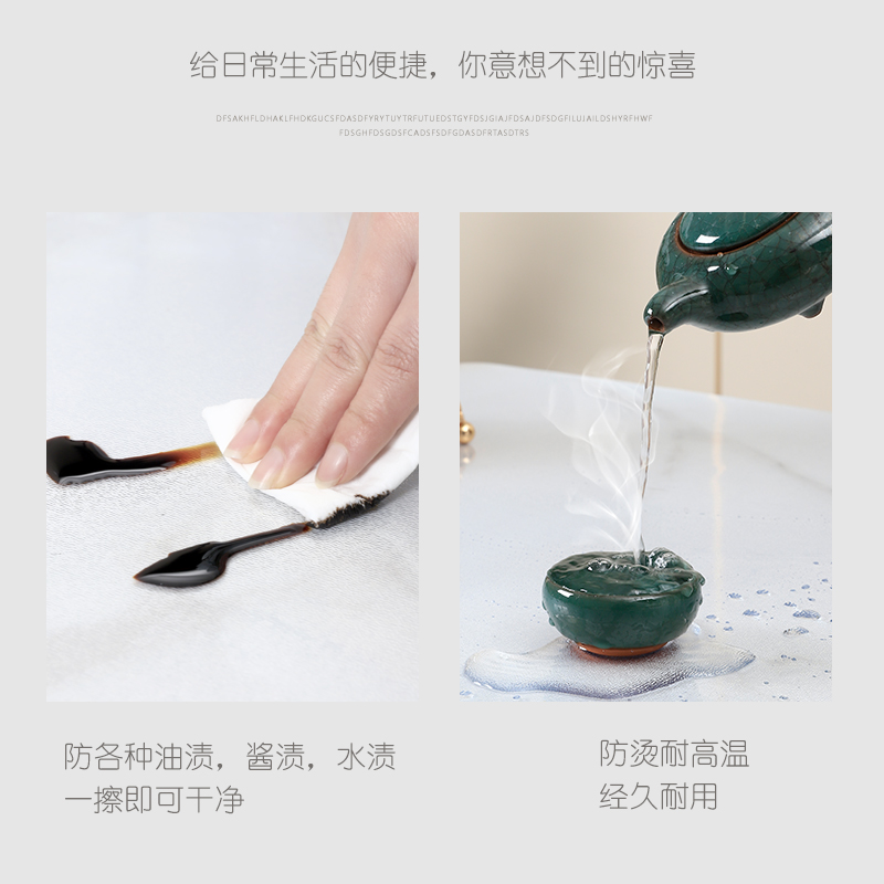 简约耐脏磨砂鞋柜垫桌垫防水防油免洗软玻璃塑料PVC水晶板保护垫