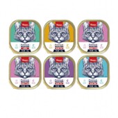 顽皮wanpy猫罐头猫零食猫咪湿粮鲜封包40g 6罐成幼猫餐盒猫咪零食