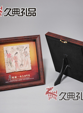 大唐壁画侍女图仕女图工艺品商务会议礼品送老外家居装饰挂饰